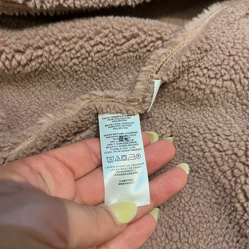LOFT Faux Suede Sherpa Moto Jacket - Picture 5 of 16